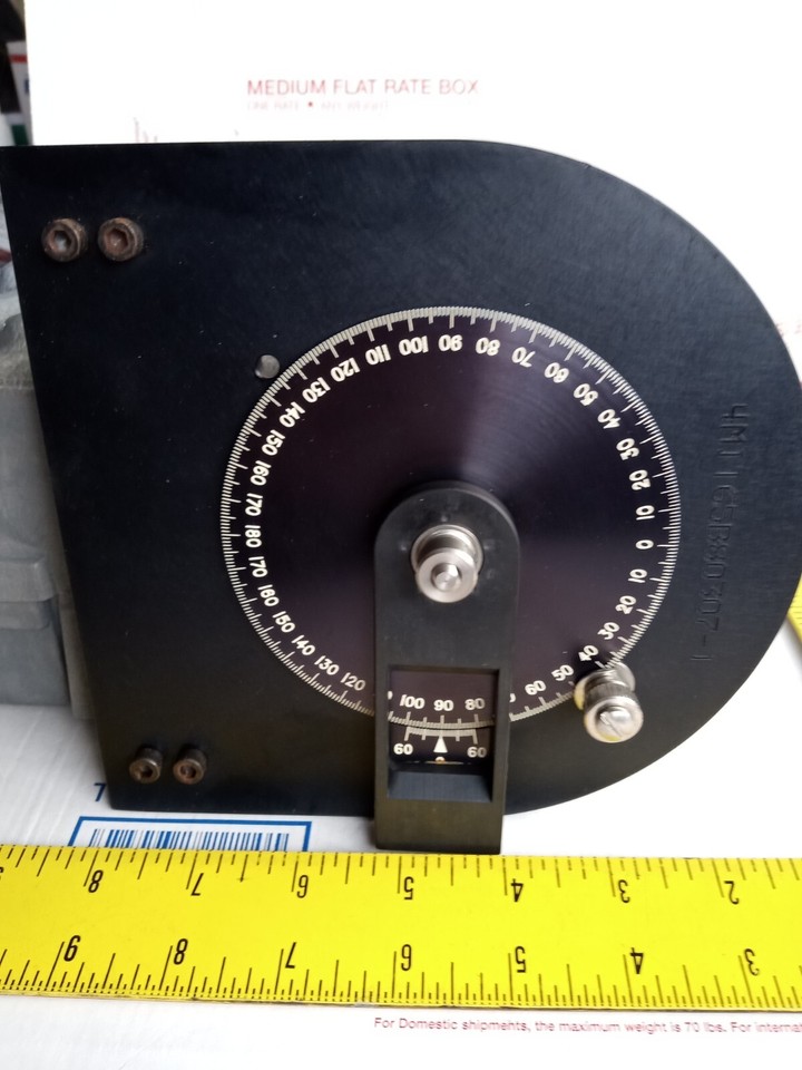 PROP PROTRACTOR AIRCRAFT AILERON FLAP ELEVATOR CONTROL RIGGING TOOL RV4