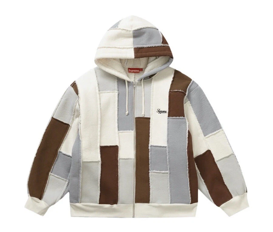 Veste Supreme Faux Sherling Taille XL Zip Up