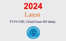 F5 F5-CSE Cloud F5-402 dump GUARANTEED (1 month update)