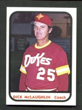 1981 TCMA Albuquerque DUKES #25 DICK Mac McLAUGHLIN  Milton MASSACHUSETTS