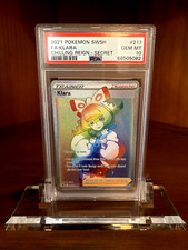 2021 Pokemon Chilling Reign Klara 217/198 Full Art Rainbow Secret Rare PSA 10 💎 on eBay