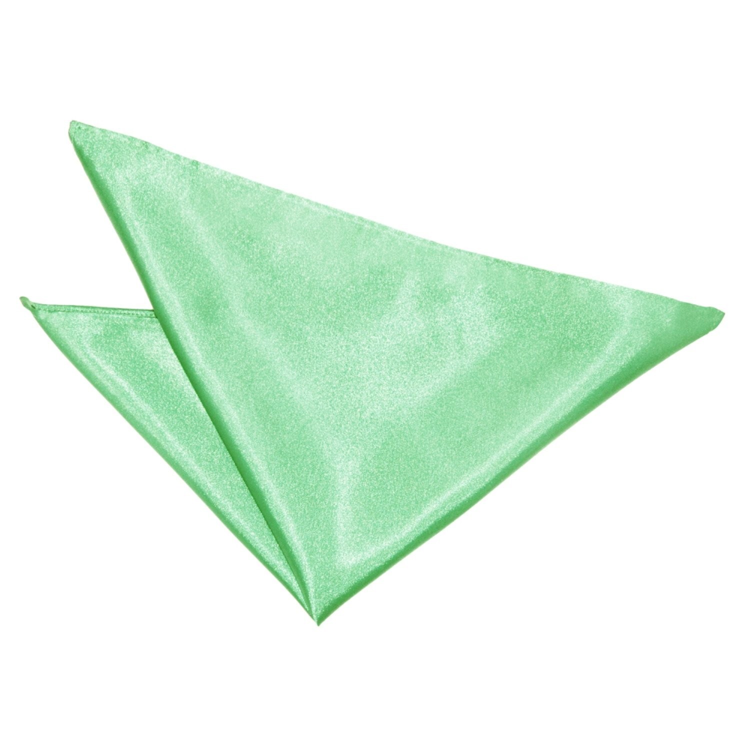 Mint Green Handkerchief Hanky Satin Plain Solid Mens Formal Accessory by DQT