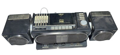AKAI PJ-R25 BOOMBOX GHETTO BLASTER PORTABLE STEREO 1980'S | eBay