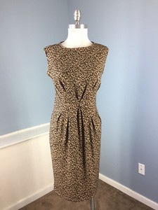 talbots leopard dress