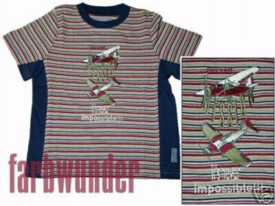 Sigikid Strong T-Shirt Flying Airplane Glider Size 104 New