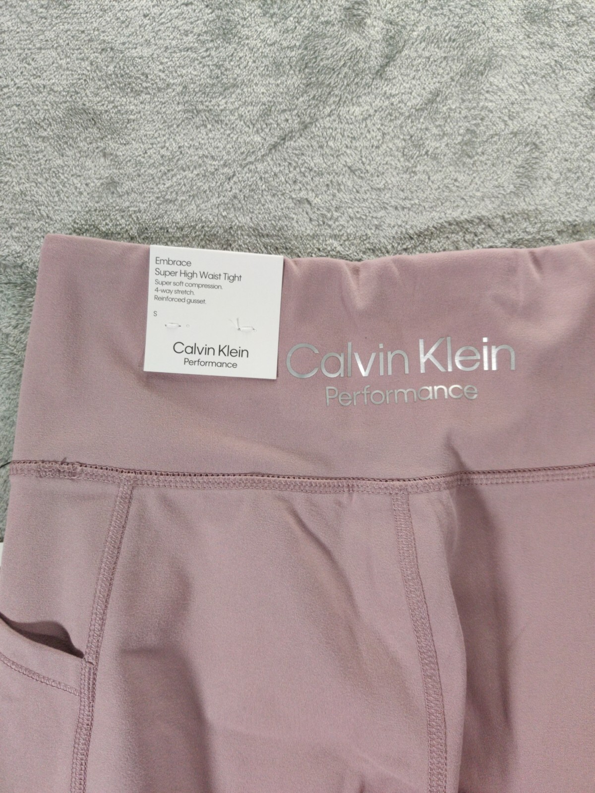 Calvin Klein Leggings Women's Small Mave Performance Embrace Super High Waist thumbnail 7