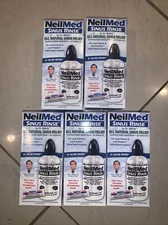 NeilMed Sinus Rinse (5) FIVE Boxes Bottles 8 OZ+Packets NEW