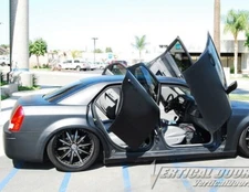 Chrysler 300 2004-2010 REAR ONLY Bolt on Vertical Doors Inc kit lambo doors
