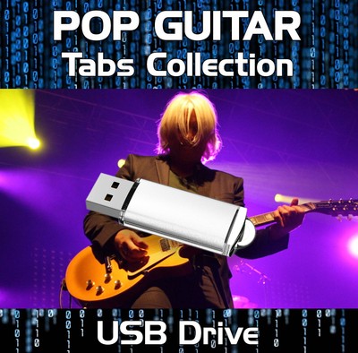 60s 70s 80s 90s 1200 Tablature Tab Rock Pop Guitar Song Book Usb Software Ebay