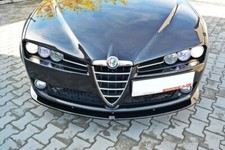 Cup Spoilerlippe Front Ansatz V.2 passend für Alfa Romeo 159 schwarz Hochglanz