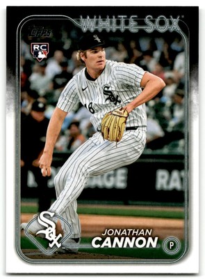 2024 Topps Update #US347 Jonathan Cannon Chicago White Sox Rookie