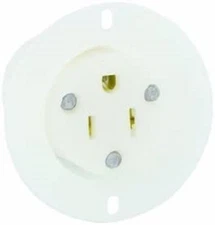 Journeyman-Pro 5279 15A, NEMA 5-15, 2 Pole-3 Wire, Straight Plug Charger, No Cap