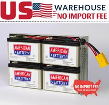 ABC RBC24 UPS Replacement Battery Cartridge for APC SUA1500RM2U / DLA1500RM2U