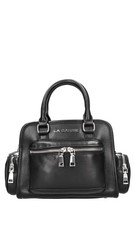 WOVEN BASIC MED.HAND BAG Borse a mano e spalla LA CARRIE Donna Nero ABT030_LACA