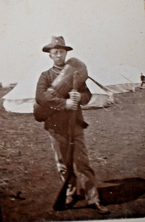 Ca 1899 Pvt AL Cook 1st NY Volunteers Photo ONEONTA NY/S A War