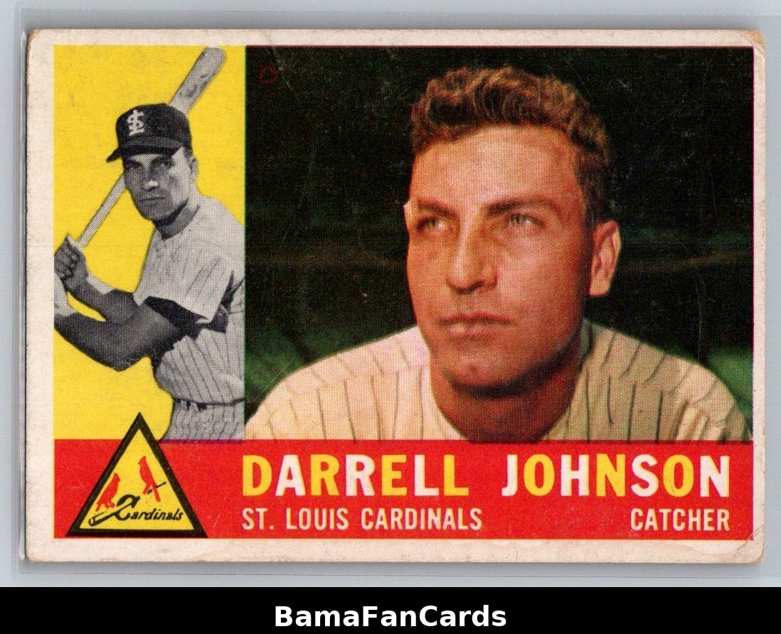 1960 Topps DARRELL JOHNSON #263 VGEX Cardinals *2587
