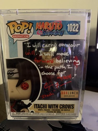 Funko Pop! Vinyl: Itachi Uchiha Naruto Shippuden, Signed