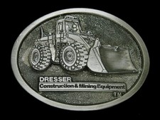 TI07128 NOS VINTAGE 1980s DRESSER CONSTRUCTION MINING EQUIPMENT BUCKLE