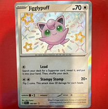Pokémon TCG Jigglypuff 198/091 SV: Paldean Fates Shiny Rare Holo EN 2024