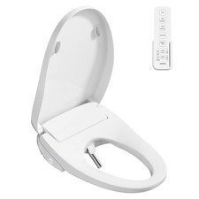 Smart Bidet Toilet Seat, Instant Warm Water, Heated Seat, Dryer  Remote
