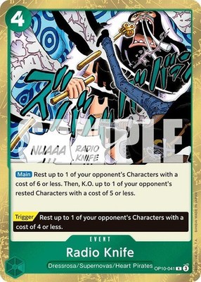Funkmesser OP10-041 selten Royal Blood One Piece Folie Near Mint