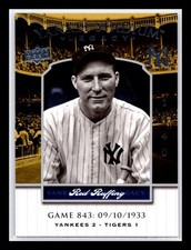 Red Ruffing - 2008 Upper Deck Yankee Stadium Legacy #843 - New York Yankees