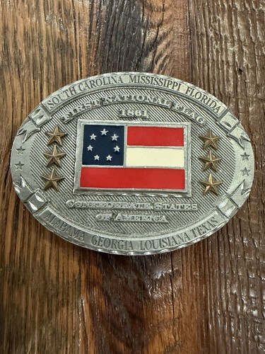 First National Flag Belt Buckle
