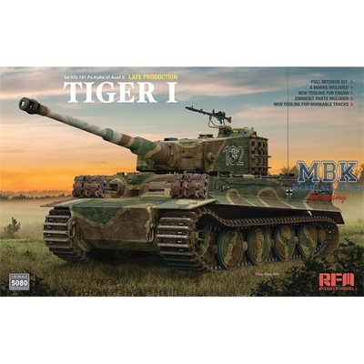 RYE FIELD MODEL RFM5080 Sd.Kfz.181 Tiger I Late Production - full interior