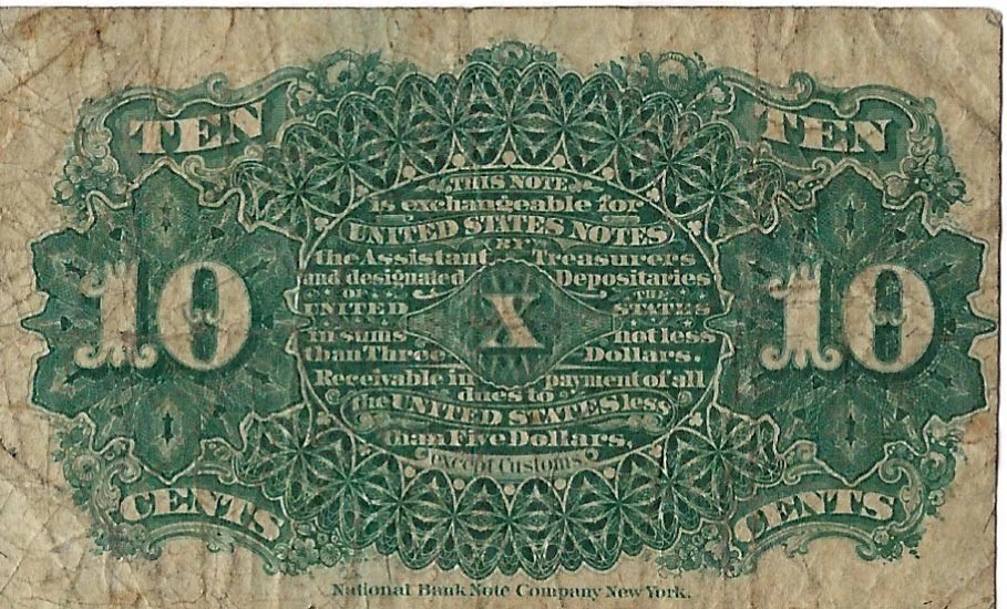 US Fractional Dollar, 10 cents - Image 2 of 2