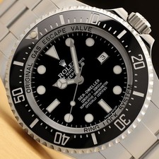 Rolex 2011 CARD ROLEX SEA-DWELLER DEEPSEA 116660 44MM BLACK CERAMIC STEEL OYSTER WATCH