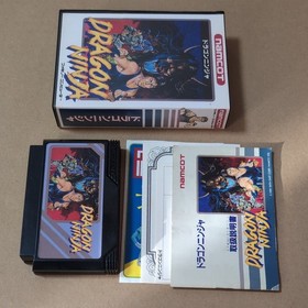 NES Dragon Ninja Namco Famicom FC Japan NTSC-J CIB Tested Retro Rare