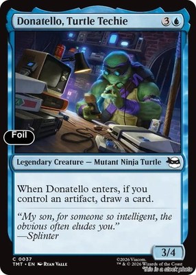 Donatello, Turtle Techie Foil NM [TMT - 37]