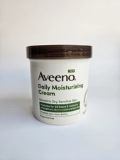 Aveeno Daily Moisturizing Body Cream Lotion Dry Sensitive Skin Oat Shea 15 oz