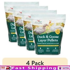 Duck Goose Layer Pellets 16 Protein Calcium Probiotics Healthy Eggs 8lbs New