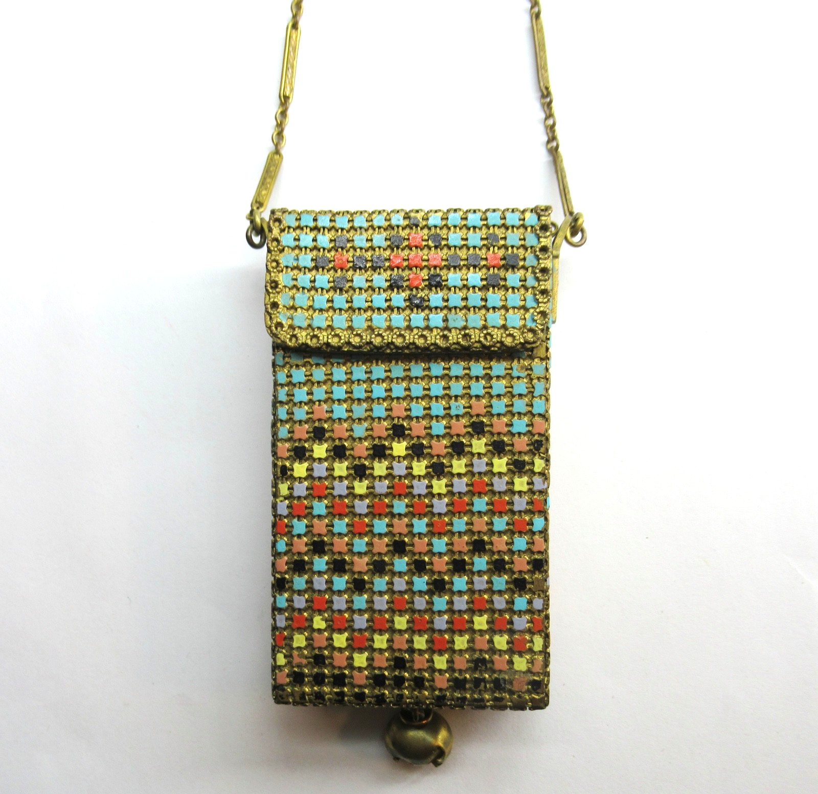 Vintage Antique 1920s Flapper Mesh Purse / Case -  SELLER PAYS US TARIFFS