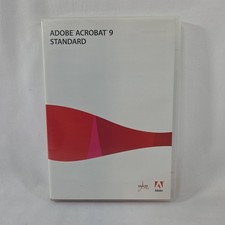 Acrobat 9 Standard Adobe Office Windows - NOT SURE IF SERIAL CODE IS USED OR NOT