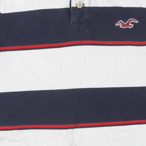 Hollister Men's Blue Striped XL Polo Shirt - Iconic Style - Picture 8 of 12