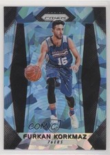 2017-18 Panini Prizm Blue Ice Prizm 50/99 Furkan Korkmaz #4 7rd