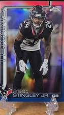 2025 Derek Stingley Jr. #116 Red White & Blue Refractor Texans