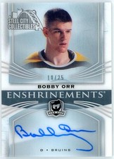 Bobby Orr 2018-19 Upper Deck The Cup Enshrinements Autograph Card #E-BO 10/25