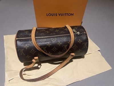 Louis Vuitton Vintage Papillon Handtasche   Monogram Leder   mit Gebrauchsspuren