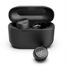 JLab - GO Air POP True Wireless In-Ear Headphones - Charging Case, Black