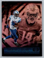 Amon-Ra St. Brown 2021 Panini Illusions #86 Rookie RC Detroit Lions