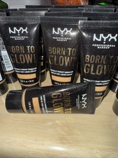 NYX Makeup Born To Glow Naturally Radiant beige BTGRF11 pack 3 pz 