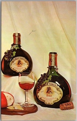 1960s GRAO VASCO Port Wine Advertising Postcard / Dreyfus, Ashby & Co. Importers