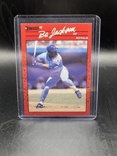 1990 Donruss Bo Jackson #61 Kansas City Royals Baseball Base Set