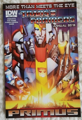 Transformers More Than Meets The Eye Annual 2012 B NM, unread IDW