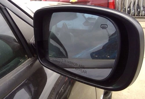 2011 12 13 14 Dodge Charger Passenger Right RH Side View Mirror in PXR Black.
