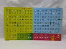 World In Flames Counter Sheet 4 Board Game Pieces