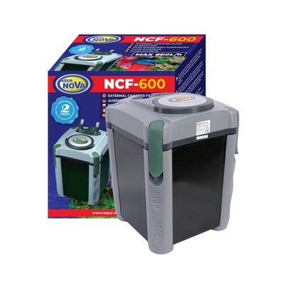 Aqua Nova Aussenfilter für 150L Aquarium Außenfilter Filter 600 l/h - NCF-600